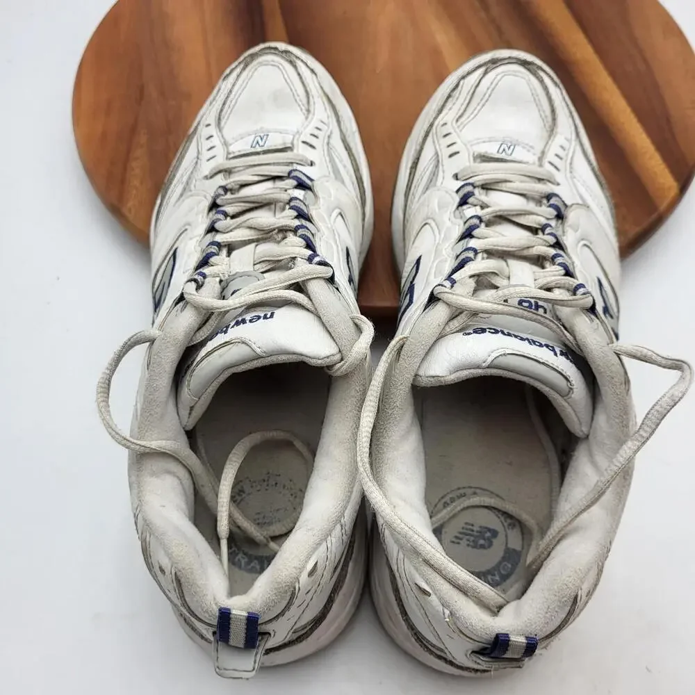 New Balance‎ 407 Running Shoes Womens 9.5 B White Leather Sneakers